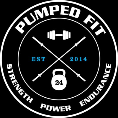 PUMPED FIT LOGO white